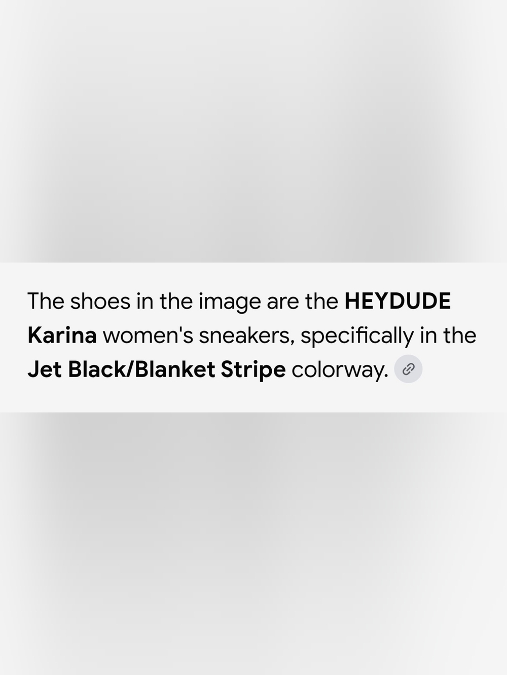 Hey Dude Karina Jet Black Slip-On Sneakers with White Soles Size 8 - Picture 5 of 9